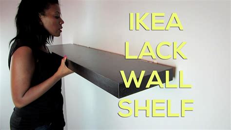 lack wall shelf mounting instructions